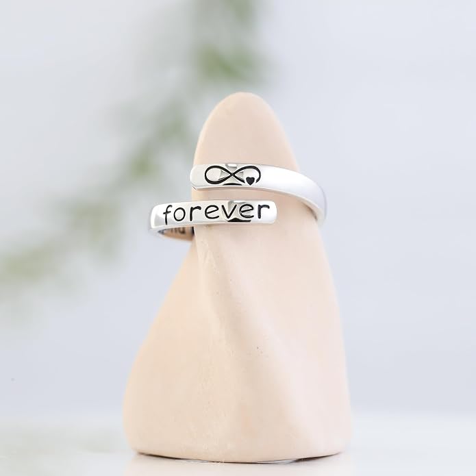 925 Sterling Silver Inspirational Rings for Women Hope Rings Encouragement Jewelry
