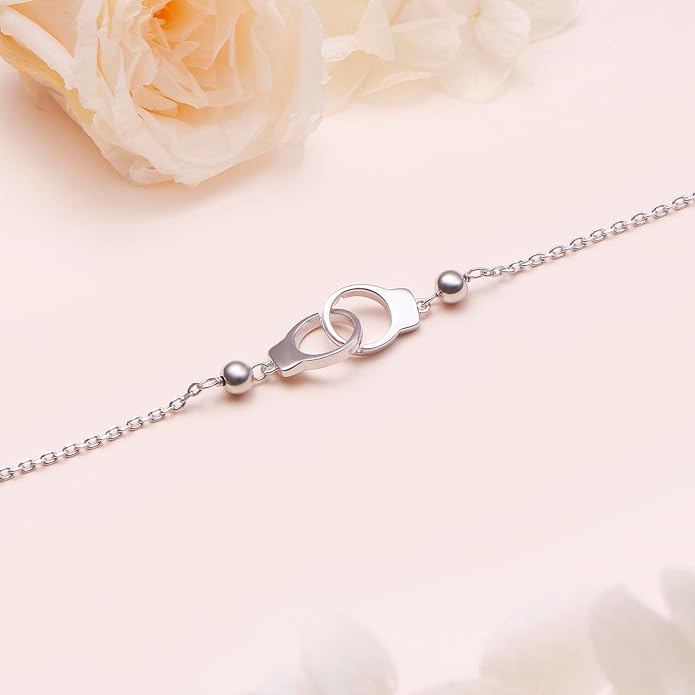 Alphm Anklet for Women S925 Sterling Silver Adjustable Plus Foot Plus Ankle Bracelet Jewelry