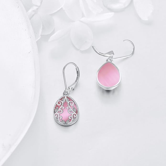 Teardrop Earrings Sterling Silver Filigree Irish Celtic Teardrop Drop Earrings Jewelry Gifts For Women