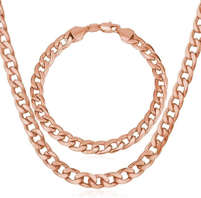 U7 Cuban Link Chain for Men Women Stainless Steel Curb Necklace, 7/9/12/15 MM Chunky Chain Silver/Gold/Black Mens Hip Hop Jewelry 18''-30''
