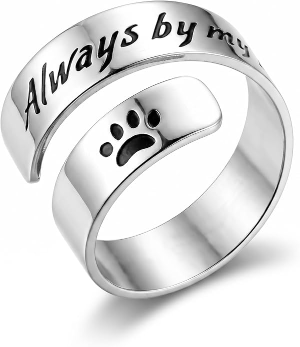 Inspirational Motivational Adjustable Ring Personalized Stainless Steel Spiral Wrap Twist Rings Encouragement Statement Graduation Jewelry Birthday Gifts for Women Teengirls.