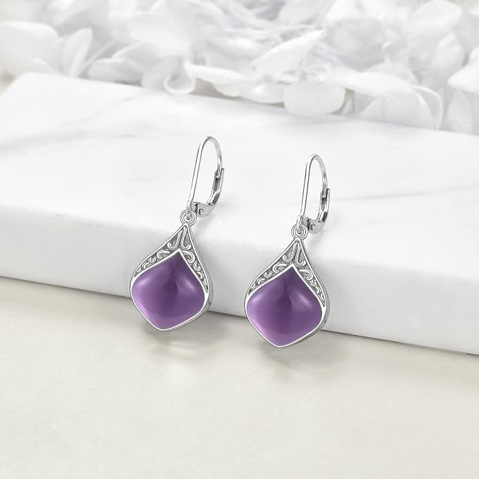 Teardrop Earrings Sterling Silver Filigree Irish Celtic Teardrop Drop Earrings Jewelry Gifts For Women