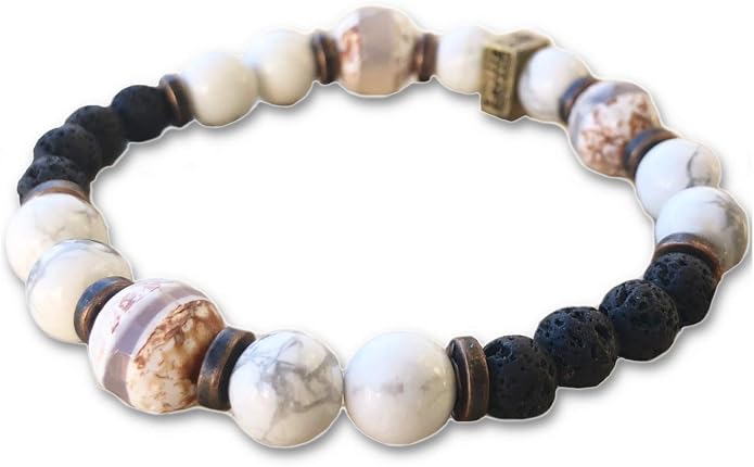LavHa Essential Oil & Aromatherapy Natural Stone Bracelet