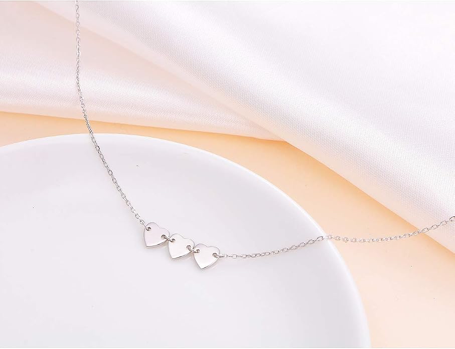 DAOCHONG S925 Sterling Silver Choker Short Necklace Pendant for Women Jewelry Gift