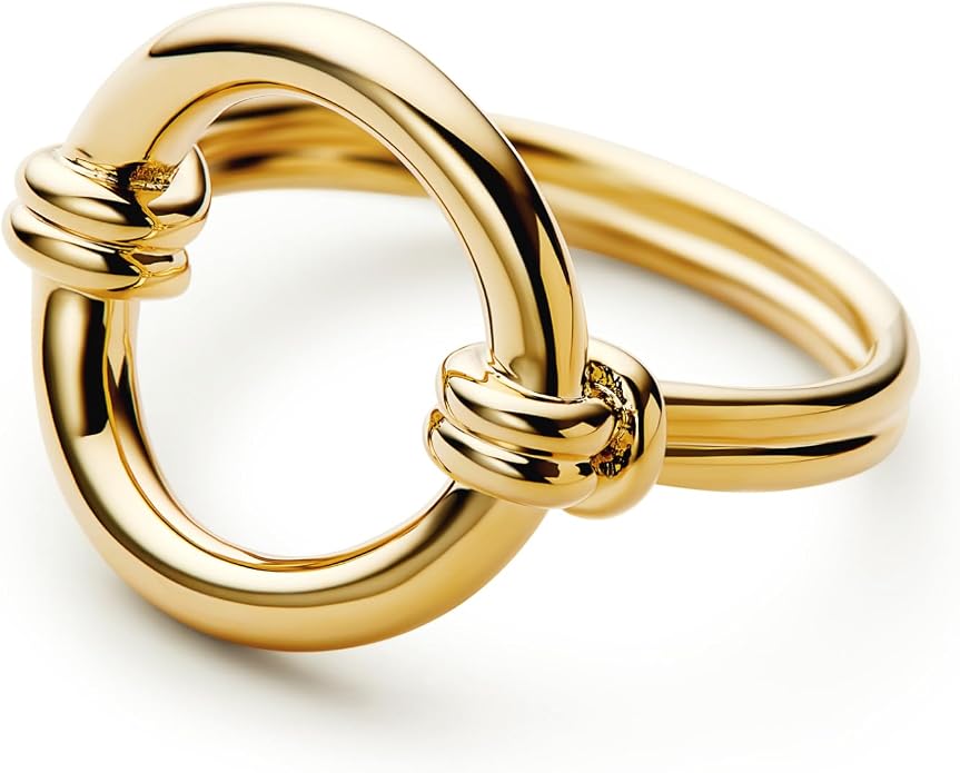 Ana Luisa Gold Rings for Women - 14K Gold Plated Rings for Women Non Tarnish - Trendy Stacking Ring for Daily Wear - Twisted, Heart, Eternity Ring Styles - Hypoallergenic & Water-Resistant Jewelry
