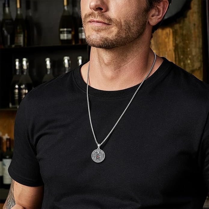 Skull/Skeleton Memento Mori Necklace 925 Sterling Silver Skull/Skeleton Pendant Hourglass Necklace Skull/Skeleton Jewelry for Men Women