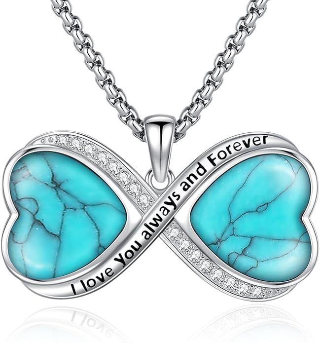 Turquoise Jewelry for Women Men 925 Sterling Silver Pendant Urn Necklaces for Ashes Picture Locket Necklace Thor Hammer Yggdrasil Virgen De Guadalupe St Michael Christopher Judas Witches Knot Necklace