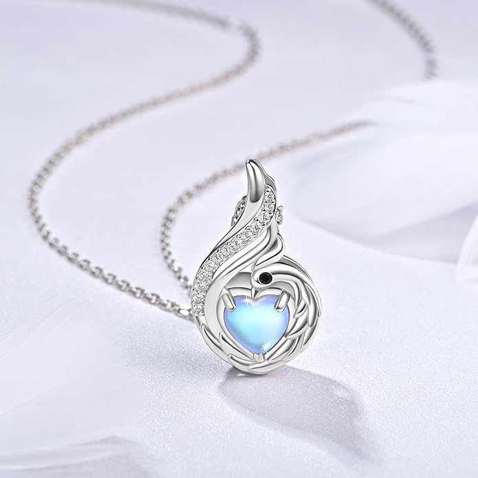 Cremation Jewelry 925 Sterling Silver Teardrop Urn Necklace for Ashes Heart Shape Memorial Keepsake Pendant for Human Ashes for Women Gift