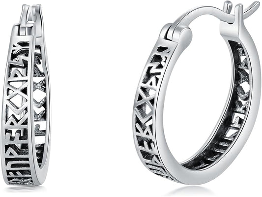 Sterling Silver Hoop Earrings Small Hoop Sun/Leaf/Triangle Huggie Earrings for Women Hypoallergenic