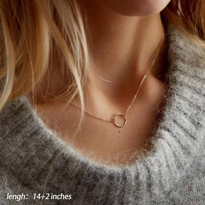 Turandoss Gold Layered Necklaces for Women - 14K Gold Plated Handmade Multilayer Bar Pearls Coin Disc Moon Butterfly Medallion Adjustable Dainty Layered Choker Necklaces for Women Jewelry