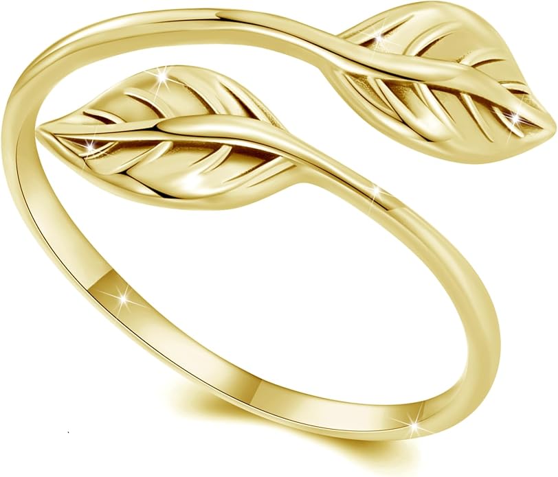 Adjustable Koi Fish Smake Dachshund Kitten Cat Hummingbird leaf Dragon Stackable Rings Lucky Protection Gold Adjustable Animal Themed Fortune Protection Ring Good Luck Statement Jewelry Women Grandma Mom Daughter