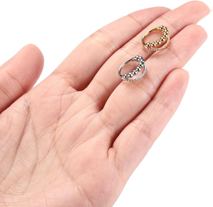 316L Surgical Steel Septum Clicker Ring Nose Ring Hoop Sleeper Hoop Earring Helix Rook Conch Cartilage Daith Tragus Earrings Lobe Nose Piercing Jewelry for Women