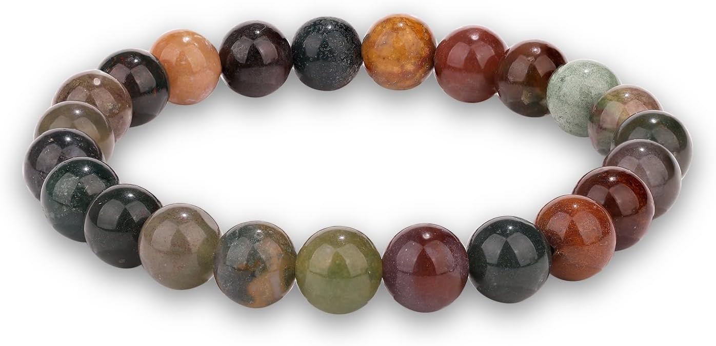 Crystal Vibe - Healing Crystal Bracelet for Women & Men | Natural Gemstone Bead Bracelet | Adjustable Handmade Energy Stone Bracelet | Bracelet for Meditation, Yoga & Daily Wear | Multiple Types