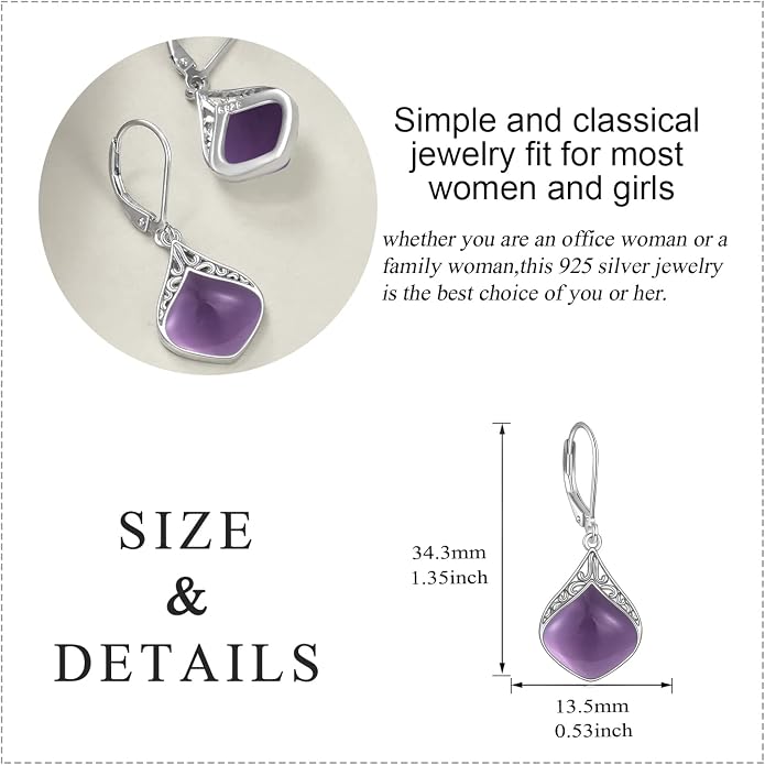Teardrop Earrings Sterling Silver Filigree Irish Celtic Teardrop Drop Earrings Jewelry Gifts For Women