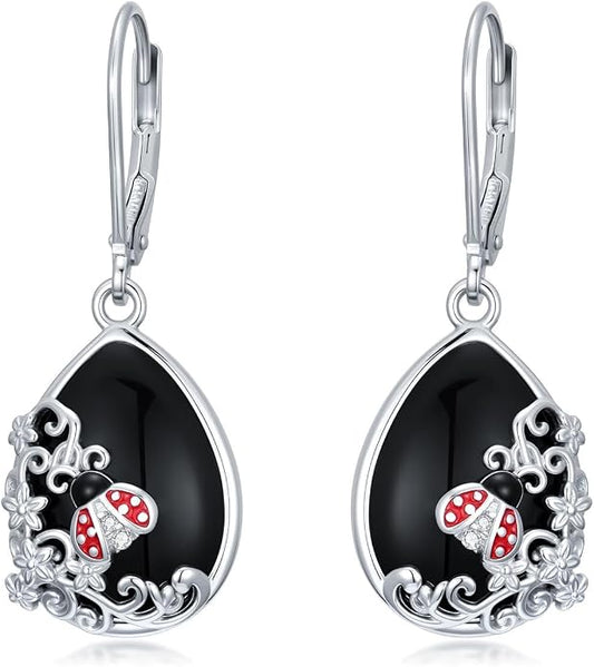 Dorunmo 925 Sterling Silver Western Dangle Earrings for Women Bohemian Earrings Hypoallergenic Christmas Jewelry Gifts for Women