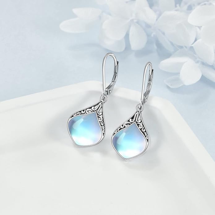Teardrop Earrings Sterling Silver Filigree Irish Celtic Teardrop Drop Earrings Jewelry Gifts For Women