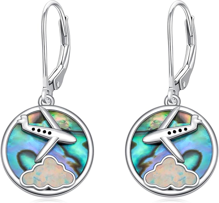 Birthstone Tree of Life Earrings for Women 925 Sterling Silver Life Tree Dangle Earrings Jewelry Gifts