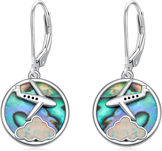 Birthstone Tree of Life Earrings for Women 925 Sterling Silver Life Tree Dangle Earrings Jewelry Gifts
