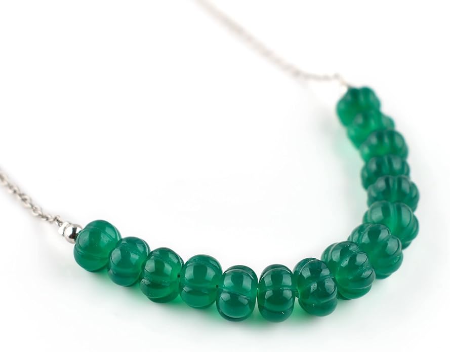 Natural Gemstone Pendant Necklace for Women Handmade Birthstone Healing Crystal Jewelry Chain 20" Stone Birthday Christmas Wedding Gifts for Her