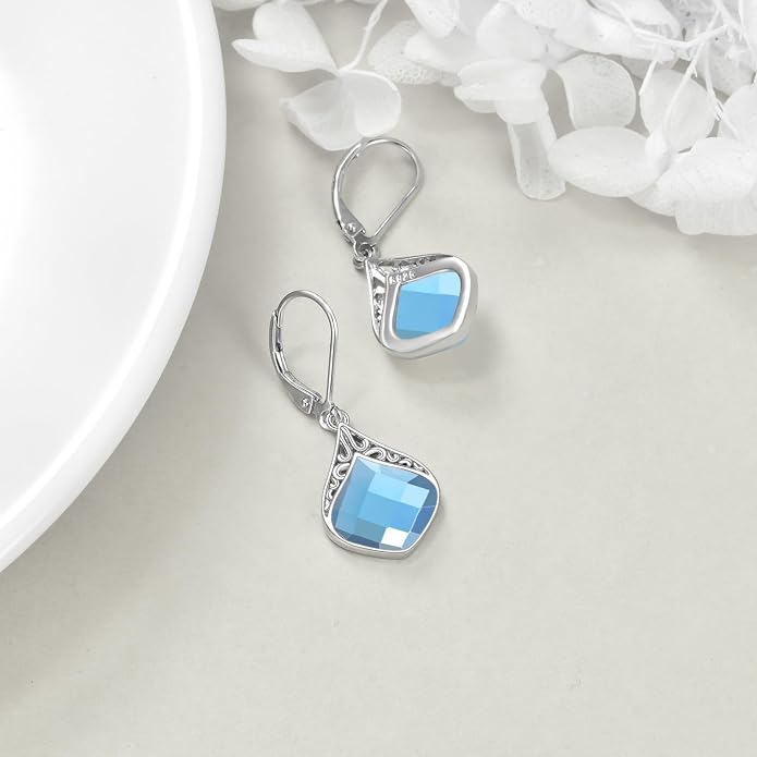 Teardrop Earrings Sterling Silver Filigree Irish Celtic Teardrop Drop Earrings Jewelry Gifts For Women