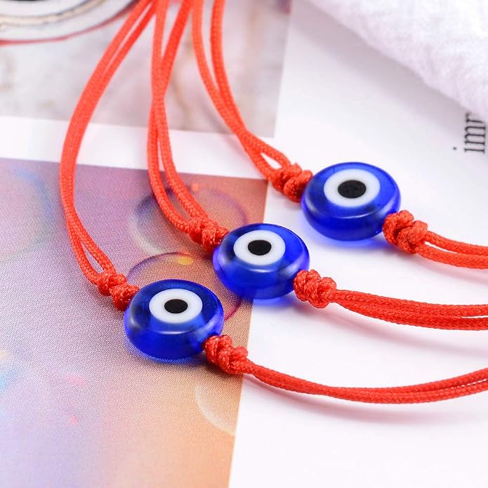 BOCHOI Evil Eye Bracelet for Women Good Luck String Bracelet Kabbalah Protection Friendship Wish Bracelet Jewelry for Girls Girlfriend Wife Mother Daughter