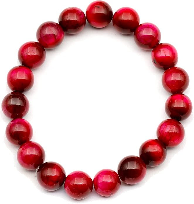 Natural Gemstone Beaded Stretch Bracelet for Men & Women | Handmade 8mm Stone Jewelry | Zodiac Chakra Elastic Bracelet | Meaningful Gift Collection