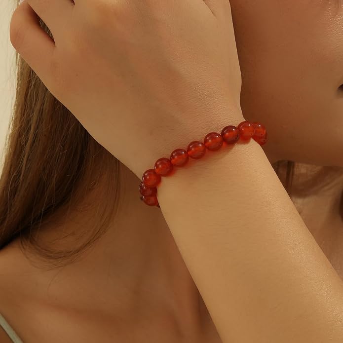 Crystal Vibe - Healing Crystal Bracelet for Women & Men | Natural Gemstone Bead Bracelet | Adjustable Handmade Energy Stone Bracelet | Bracelet for Meditation, Yoga & Daily Wear | Multiple Types