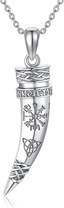 Mjolnir Hammer Necklace Sterling Silver Thor Hammer Pendant Necklace Nordic Viking Jewelry Gifts for Women