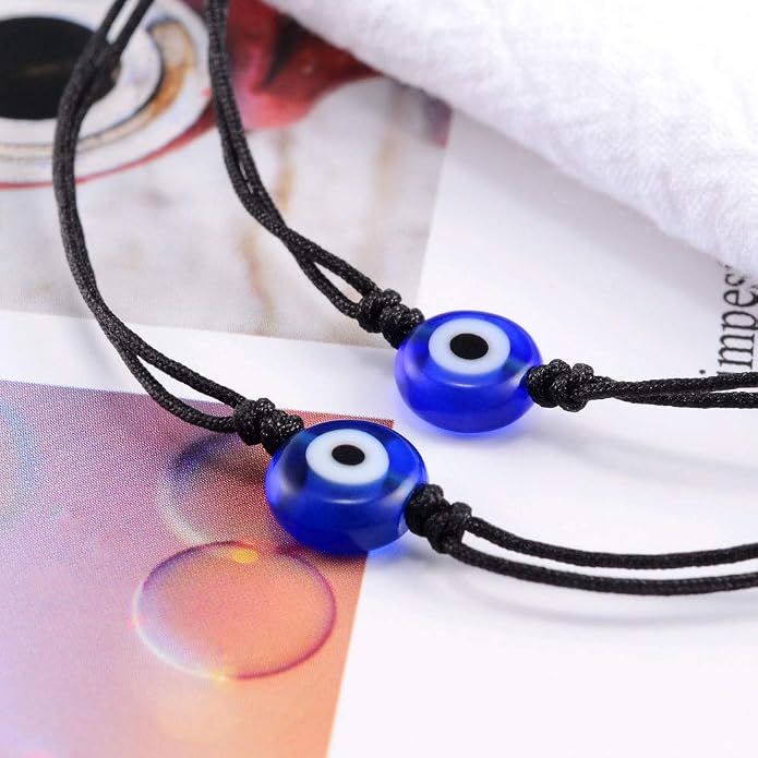BOCHOI Evil Eye Bracelet for Women Good Luck String Bracelet Kabbalah Protection Friendship Wish Bracelet Jewelry for Girls Girlfriend Wife Mother Daughter