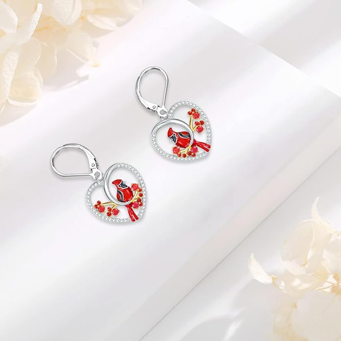 Tree of Life/Cat/Turtle/Butterfly/Flower/Celtic/Turquoise/Moonstone Dangle Earrings for Women Sterling Silver Cute Animals Drop Earrings Jewelry Gifts