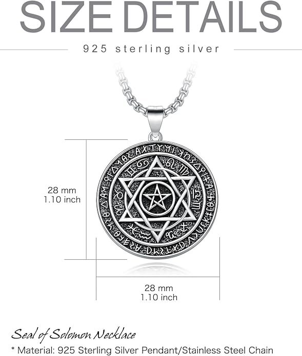 Viking Necklace for Men 925 Sterling Silver Viking Wolf/Thors Hammer/Vegvisir/Tree of Life/Compass Pendant Norse Necklace Amulet Talisman Christmas Gifts for Him Her