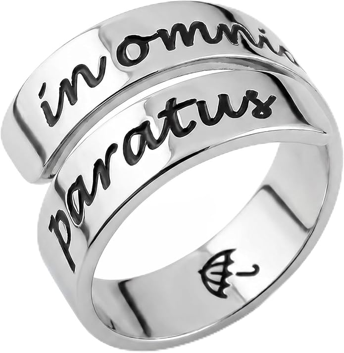 Inspirational Motivational Adjustable Ring Personalized Stainless Steel Spiral Wrap Twist Rings Encouragement Statement Graduation Jewelry Birthday Gifts for Women Teengirls.