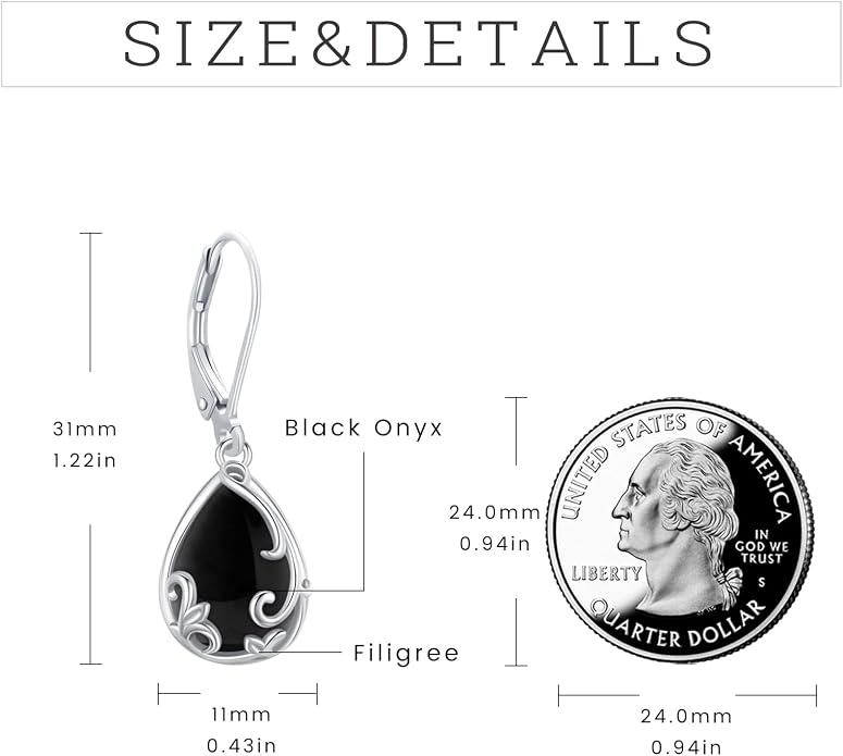 Dangle Earrings Sterling Silver Moonstone/Turquoise/CZ/Crystal Earrings for Women Tree of Life Animal Filigree Leverback Earrings Jewelry Gifts