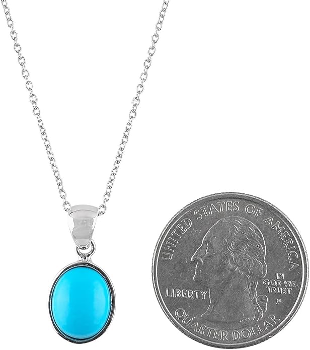 Raw Gemstone Dainty Pendant Necklace for Women, Trendy Healing Chakra Crystal, Birthstone Handmade 925 Sterling Silver Adjustable 18 inch Chain Jewelry, Birthday Gifts