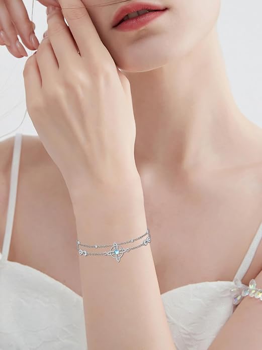 Ankle/Bracelet for Women Sterling Silver Sea Turtle/Butterfly/Mustard Seed/Sister/Sunflower/Elephant Gifts for Birthday Summer Beach Jewelry for Mom Wife Daughter Friend