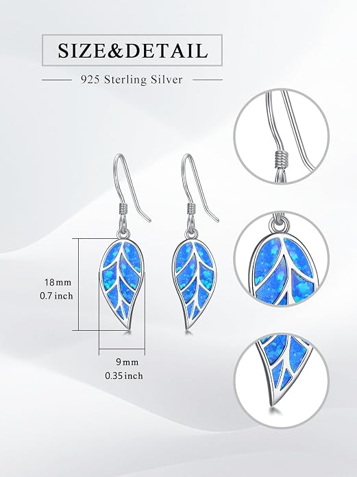 Animal/Leaf/Gothic Dangle Earrings 925 Sterling Silver Animal/Leaf/Gothic Dangle Drop Earrings Easter/Halloween/Christmas Jewelry Gifts for Women Her
