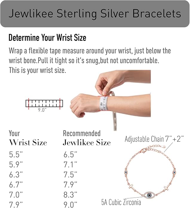 Blue Evil Eyes Link Bracelet, Evil Eye Earrings, S925 Sterling Silver Dainty Cubic Zirconia Adjustable Link Lobster Claw Clasp Chain Jewelry