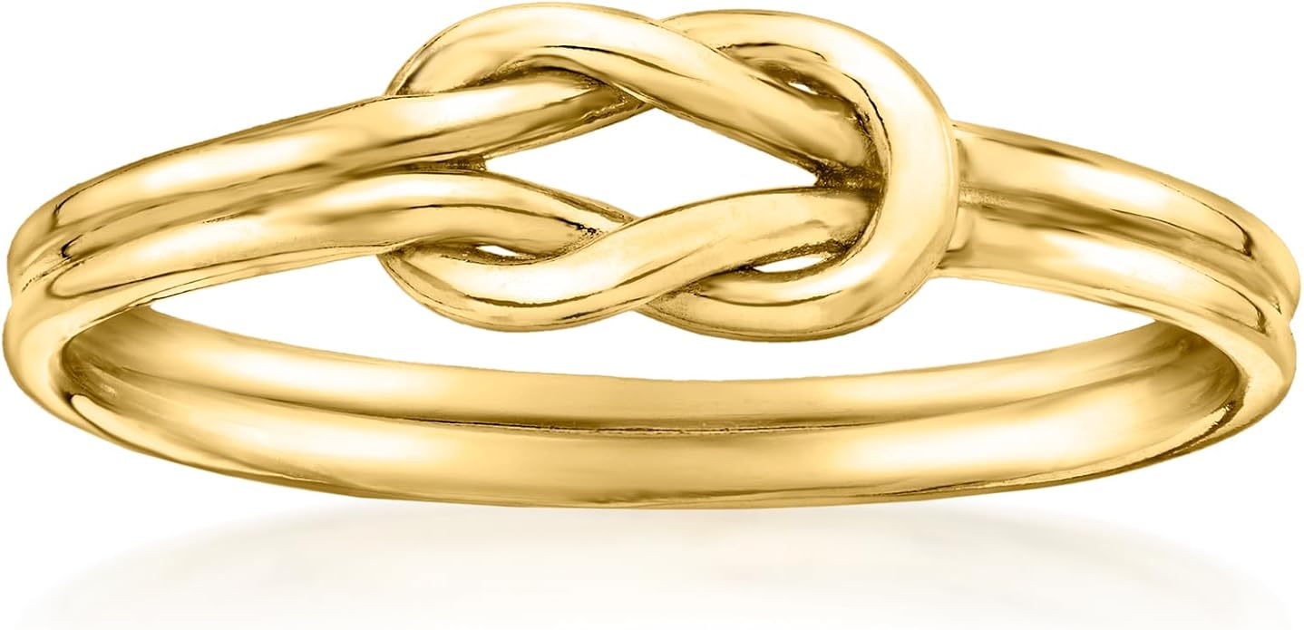 Pure Collection by Ross-Simons 18kt Gold Over Sterling Knot Ring