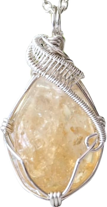Designs by Nature Gems Raw Birthstone Necklace Sterling Silver, Statement Pendant Necklace Handmade Necklaces For Women, Unique Jewelry Gift Birthday Gifts For Women, Mothers Day Gift