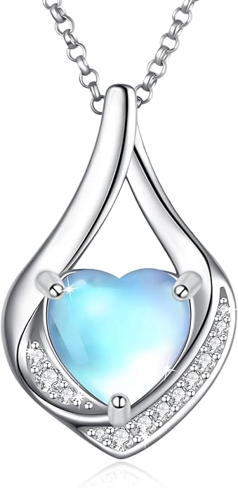Cremation Jewelry 925 Sterling Silver Teardrop Urn Necklace for Ashes Heart Shape Memorial Keepsake Pendant for Human Ashes for Women Gift