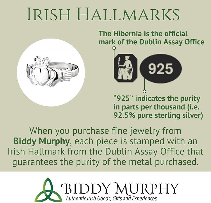 Celtic Knot Ring Sterling Silver Women's Made in Ireland