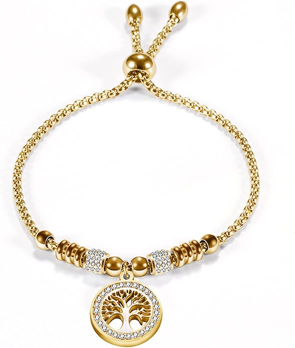 Evil Eye Bracelets 18k Gold Plated Adjustable ojo Bracelet Gold Evil Eye Bracelet for Protection, The Evil Eye Silver Bracelet Gifts for Women and Men