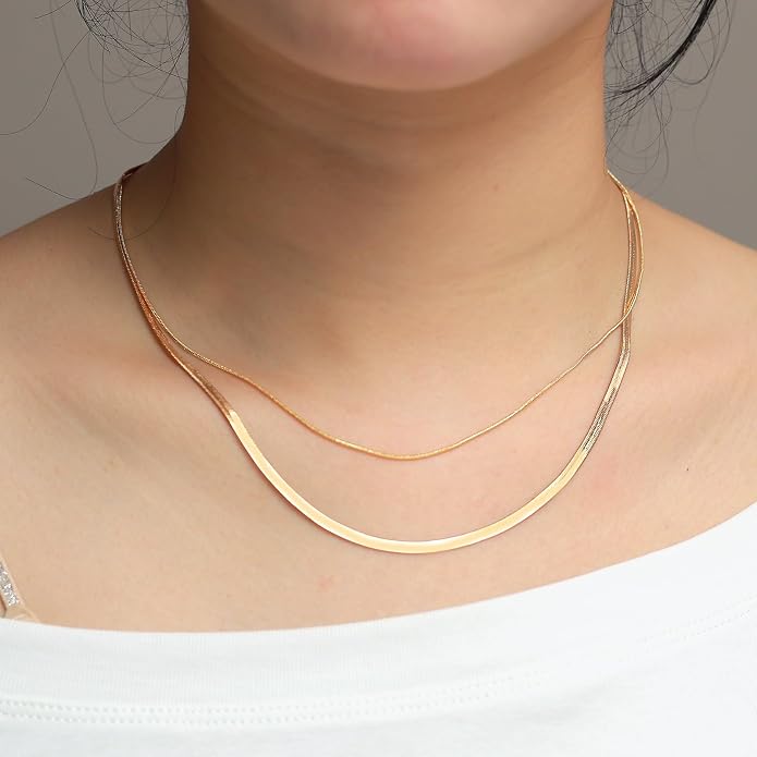 14K Gold Plated Paper Clip Chain Link Necklace Satellite Cross Key Starfish Turquoise Heart Necklace for Women