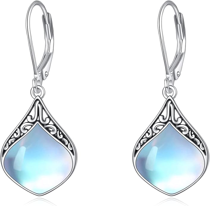 Teardrop Earrings Sterling Silver Filigree Irish Celtic Teardrop Drop Earrings Jewelry Gifts For Women