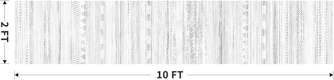 2x10 Runner Rug Machine Washable Non Slip Area Rug Distressed Neutral Moroccan Boho Rug Ultra Soft Floor Runners for Hallways for Entryway Laundry Room Kitchen, Grey