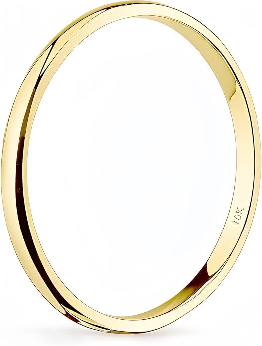 10k Light Comfort Fit Wedding Band
