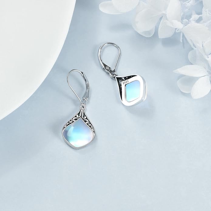 Teardrop Earrings Sterling Silver Filigree Irish Celtic Teardrop Drop Earrings Jewelry Gifts For Women