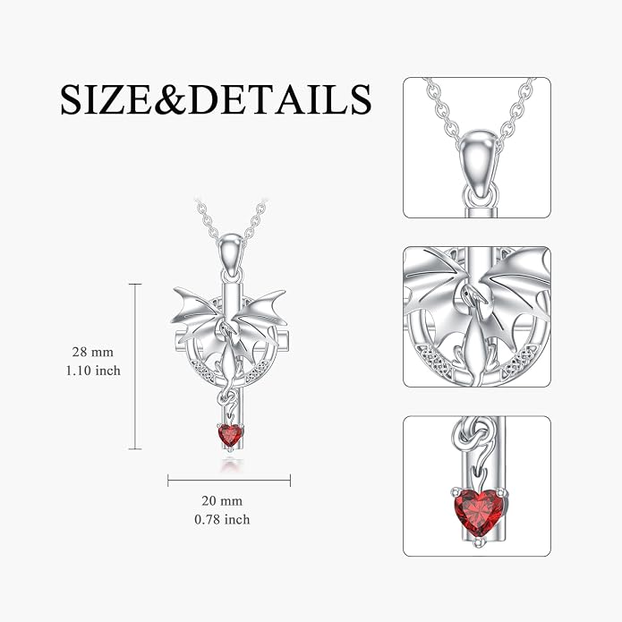 Cross Necklace for Women 925 Sterling Silver Crucifix Pendant Christian Cross Jewelry for Women Men