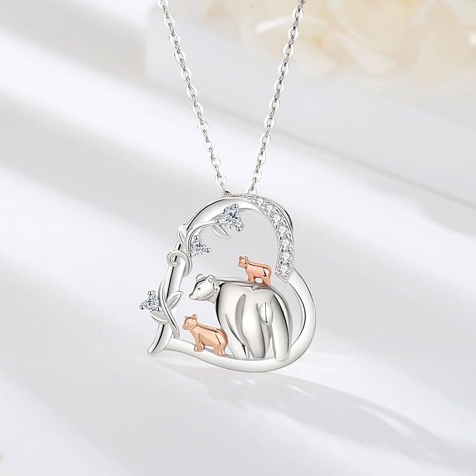 Vito 925 Sterling Silver Tree of Life Necklace for Women, Mother Tree Pendant for Mom Mother Necklace Mother's Day Jewelry Gift for Wife Grandma, 18/22 Inch Chain