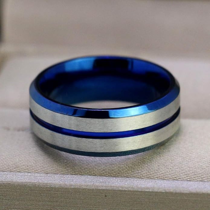 Couple Ring Bridal Sets His Hers Women 10k White Gold Filled Men Tungsten Carbide Wedding Engagement Ring Band